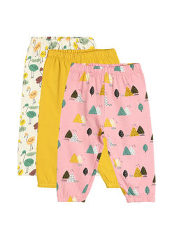 MINI KLUB - Baby Girls Multi-Color Legging (Pack of 3)