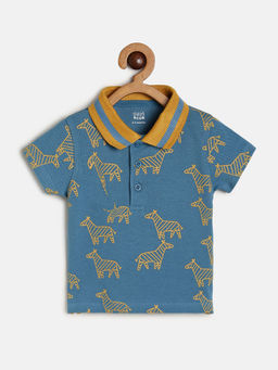 MINI KLUB - Baby Boys Blue Polo T-Shirt