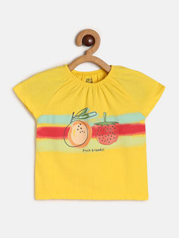 MINI KLUB - Baby Girls Yellow Knit Top