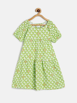 MINI KLUB - Kids Girls Green Dress