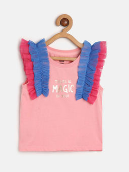 MINI KLUB - Kids Girls Pink Knit Top