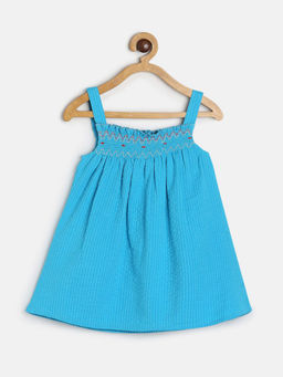 MINI KLUB - Kids Girls Blue Woven Top