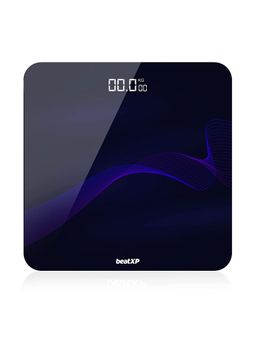 beatXP - Gravity Ambience Digital Weight Machine with Thick Tempered Glass Blue