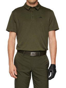 J.Lindeberg - Peat Regular Fit Forest Green Golf Polo T-Shirt