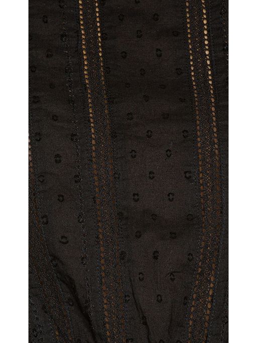 black lace slit dress Love Shack Fancy Natasha Dress Gilded Yellow main image 1