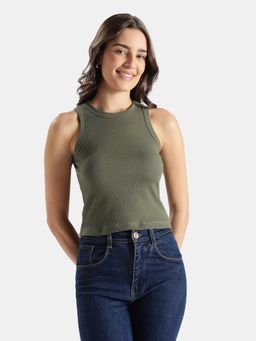 Jockey - A192 Women Cotton Slim Fit Racerback Styled Tank Top-Beetel