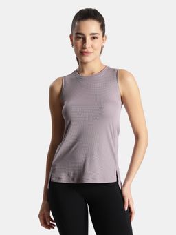 Jockey - MW89 Microfiber Fabric Regular Fit Tank Top-Gray Ridge