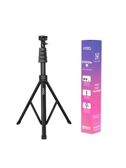 Kreo - Premium Stable 1.6 metre Tripod Stand for Phones,Cameras & Ring Lights Supports Up to 3000g