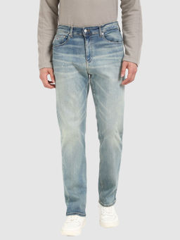 Tommy Hilfiger - Blue Solid Jeans for Casual Comfort
