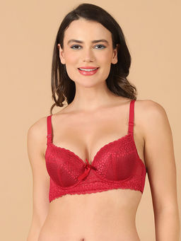 PrettyCat - Women Lightly Padded Underwire Sexy Lace T-Shirt Bra
