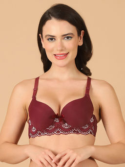 PrettyCat - Lightly Padded Underwire Sexy Lace T-Shirt Bra