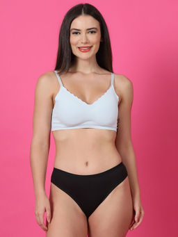 PrettyCat - Women Sexy Lightly Padded Soft Bralette Bra & Panty (Set of 2)