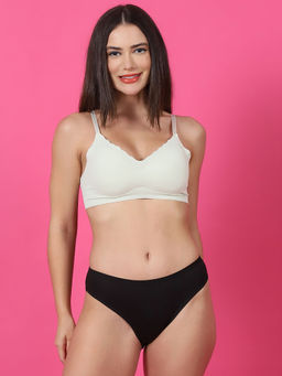 PrettyCat - Women Sexy Lightly Padded Soft Bralette Bra & Panty (Set of 2)