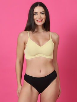 PrettyCat - Women Sexy Lightly Padded Soft Bralette Bra & Panty (Set of 2)