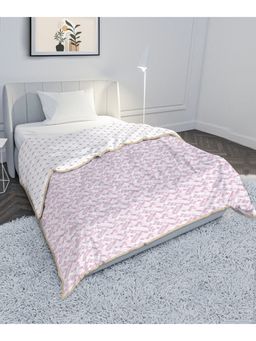 Mayfair Homes London - Cotton 210TC Set of 2 Single-Sized Reversible Dohar Abstract Pink