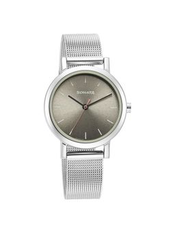 Sonata - Round Dial Analog Watch for Women_8174SM04