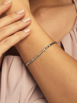 Mia by Tanishq - Hexa Shine Silver Bracelet