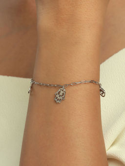 Mia by Tanishq - Guardian Charm Silver Bracelet