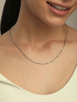 Mia by Tanishq - Dainty Link Silver Chain