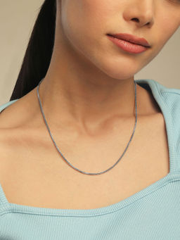 Mia by Tanishq - Sleek Minimalist Silver Chain
