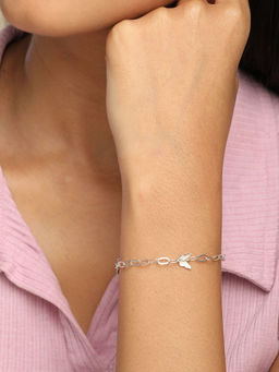 Mia by Tanishq - Wings Of Grace Silver Bracelet