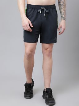 Dpassion - Men Polyester Grey Quick Dry Gym and Running Sports Shorts