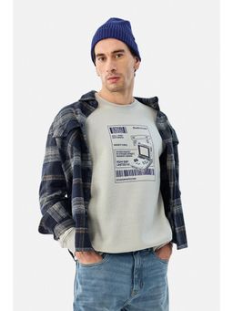 Snitch - Men Printed Full Sleeves Sweatshirt