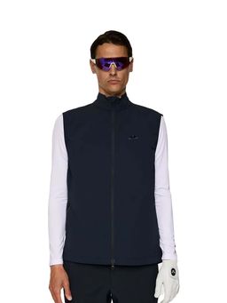 J.Lindeberg - Navy Blue Men's Ash Light Packable Golf Waist Coat