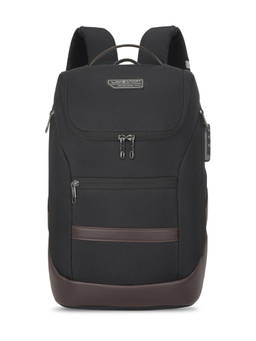 Lavie Sport - Emperor 24L Anti-theft Laptop Backpack For Men & Women |Boys & Girls (Black/Choco) (M)
