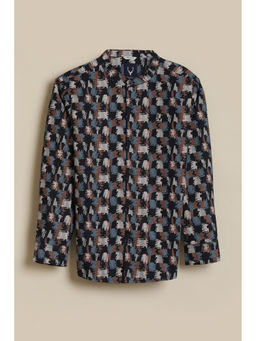 Allen Solly - Boys Multi-Colour Cotton Regular Fit Shirt
