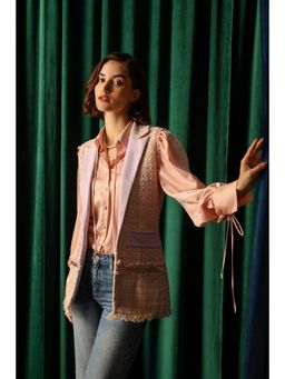 Label Deepika Nagpal - Shortcake Cleo Jacket with Shirt (Set of 2)