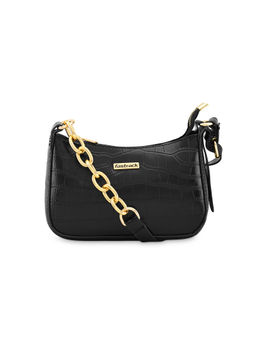 Fastrack - Black Textured Sling Bag