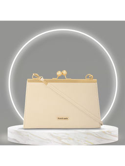 Fastrack - Nude Solid Clutch with Detachable Strap (Set of 2)