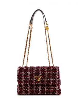 Guess - Burgundy Textured Sling Bag