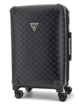 Guess - Black Textured Trolley Bag