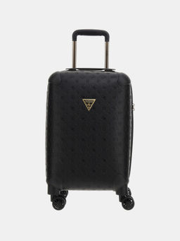 Guess - Black Textured Trolley Bag