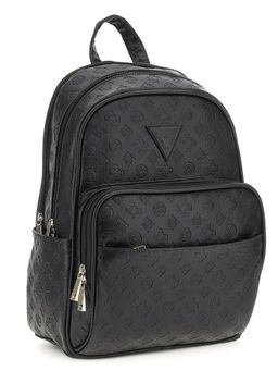 Guess - Black Textured Backpack