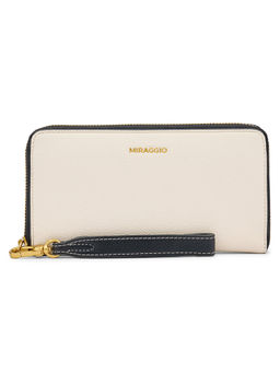 MIRAGGIO - Ivory Solid Wallet