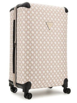 Guess - Beige Printed Trolley Bag