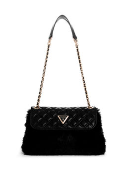 Guess - Black Textured Sling Bag