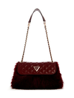 Guess - Burgundy Textured Sling Bag