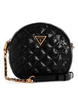 Guess - Black Textured Sling Bag