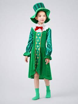 Little Surprise Box - St.Patricks Day Costume For Girls, Kids Halloween Dress Up