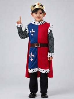 Little Surprise Box - Medieval King Costume, Kids Halloween Costume Fancy Dress Up