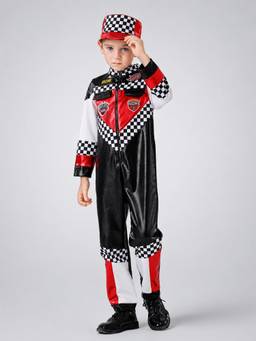 Little Surprise Box - Speed Racing Car Rider, Kids Halloween Costume Fancy Dress Up