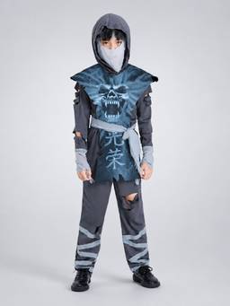 Little Surprise Box - Zombie Ninja Kids Halloween Costume Dress Up
