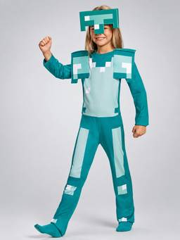 Little Surprise Box - Minecraft Gamer Costume, Kids Halloween Costume Fancy Dress Up