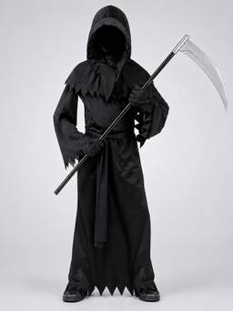 Little Surprise Box - Deathman With Sickle Kids Unisex Halloween Costume Dress Up