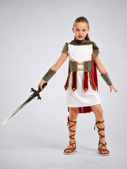 Little Surprise Box - Gladiator Girl, Kids Halloween Costume Fancy Dress Up