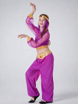 Little Surprise Box - Purple Genie, Kids Halloween Costume Fancy Dress Up
